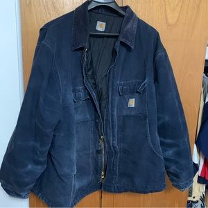 Vintage Carhartt Duck Lined Denim Jacket